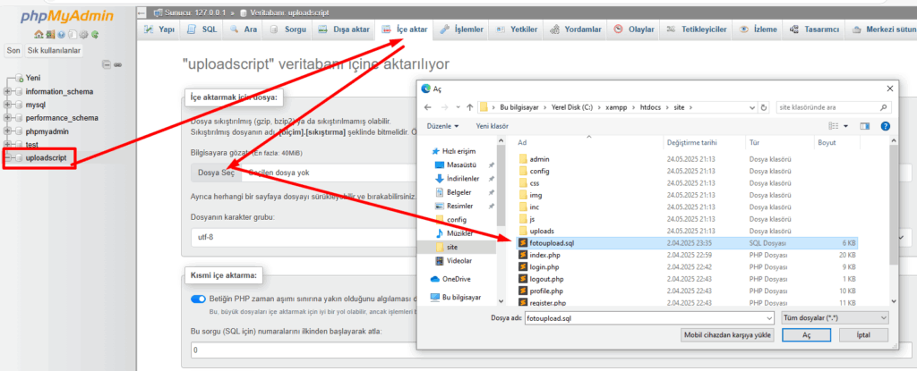 ücretsiz php fotoğraf/resim yükleme scripti